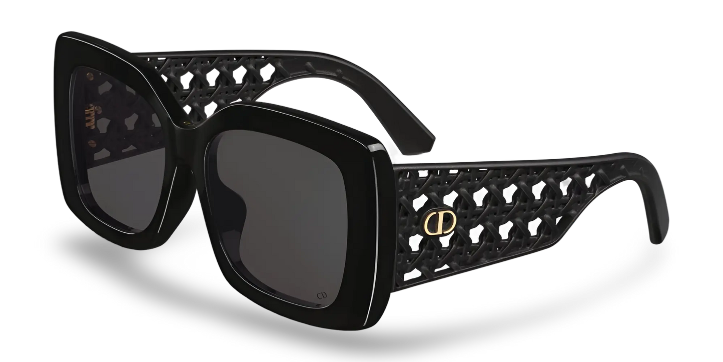 Dior Occhiali Da Sole Squadrati Neri
