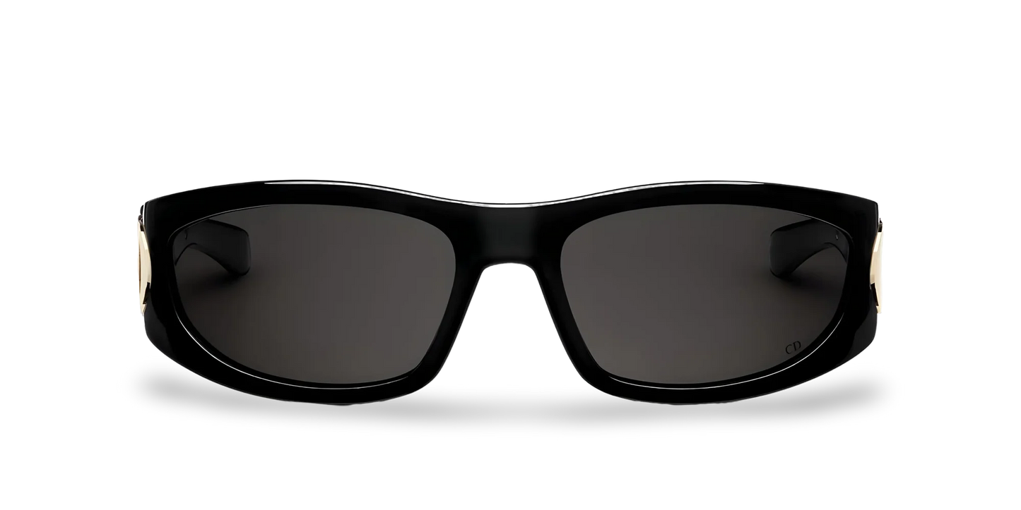 Dior Occhiali Da Sole Rettangolari Neri