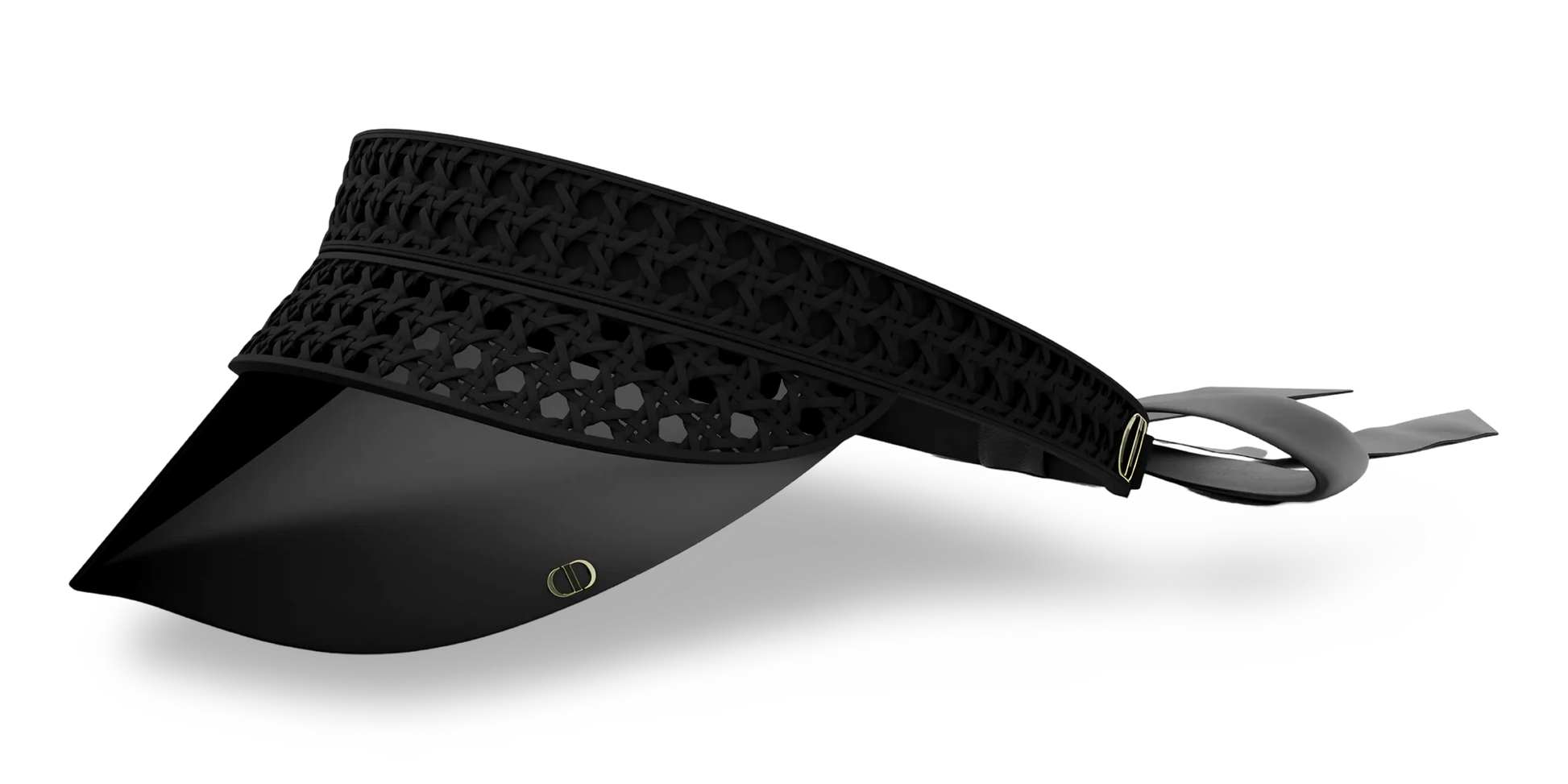 Dior Visiera Con Motivo Cannage Nero Opaco