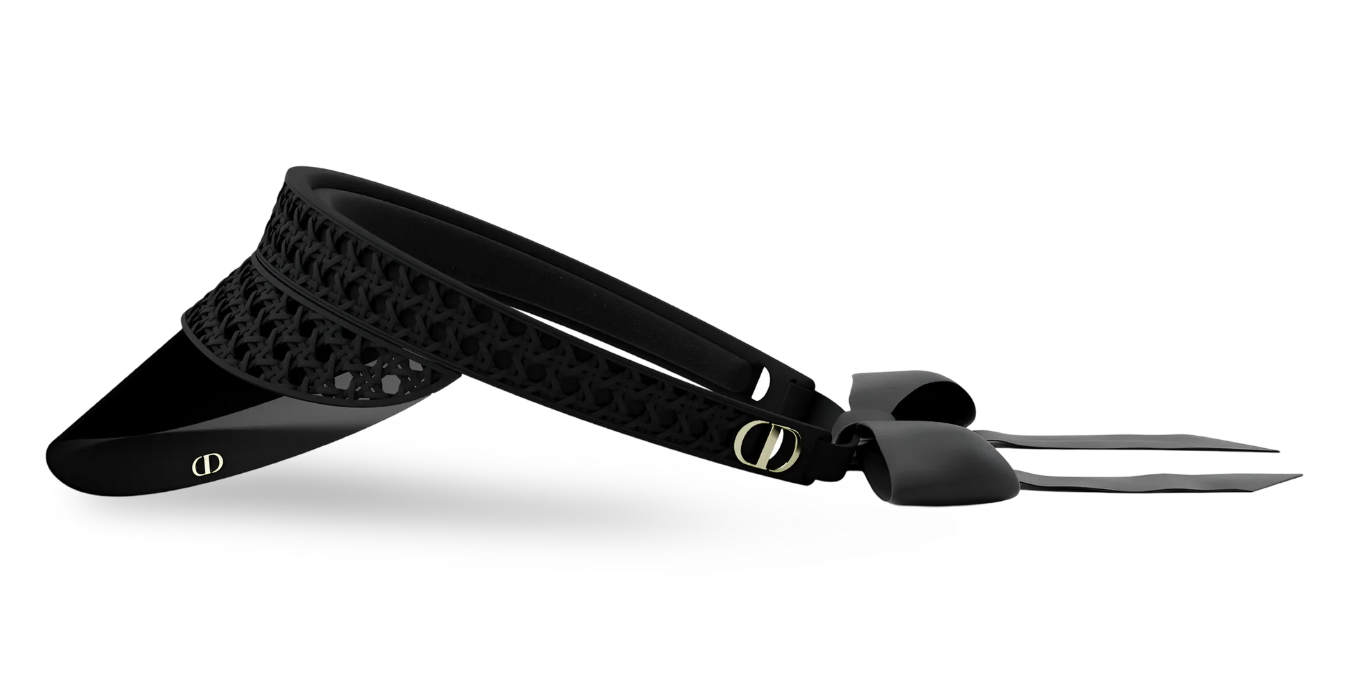 Dior Visiera Con Motivo Cannage Nero Opaco